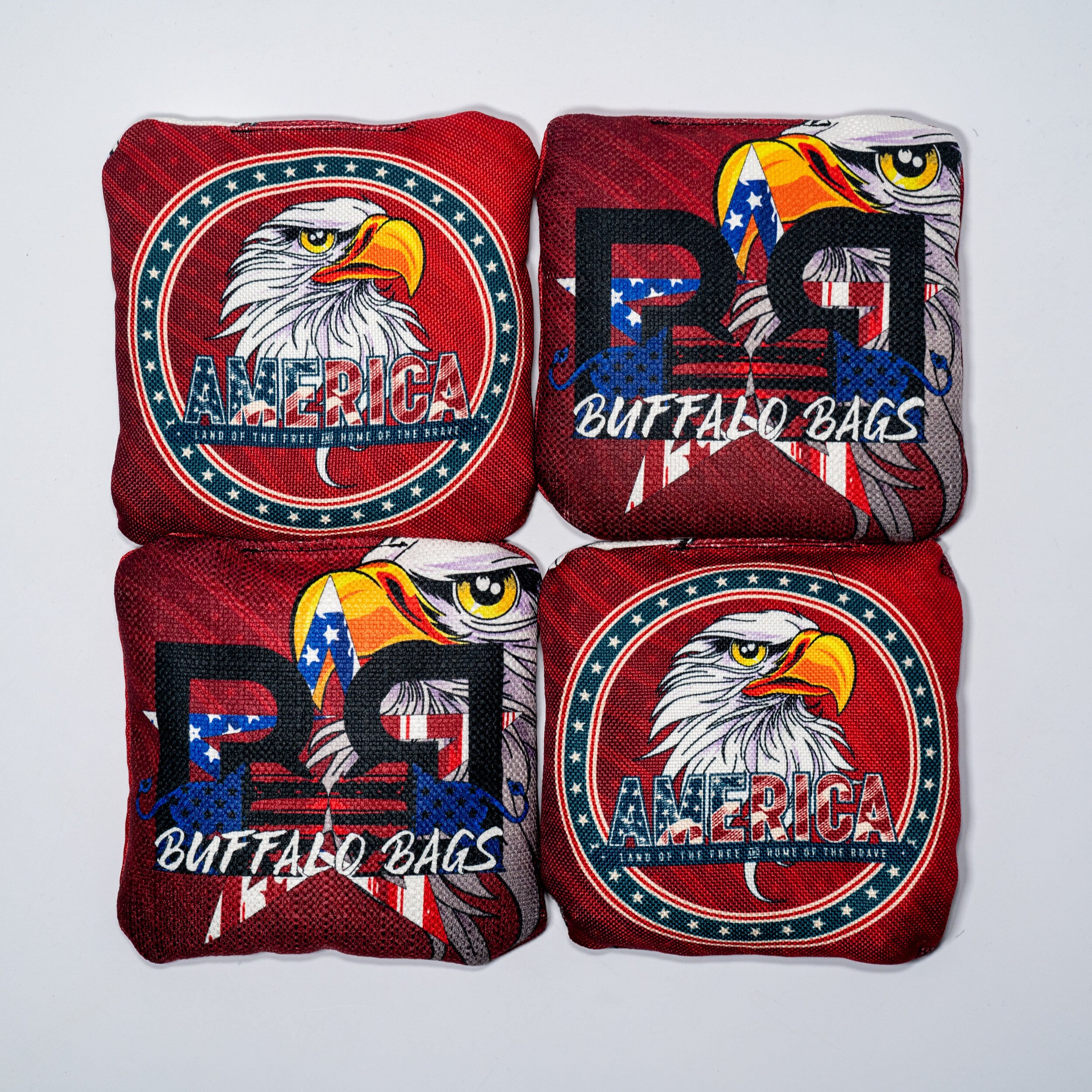 36 SPEED 4 Pro Style Black Koi Cornhole Bags