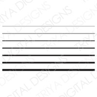 Solid Straight Line SVG Bundle Straight Lines in Different Strokes SVG ...