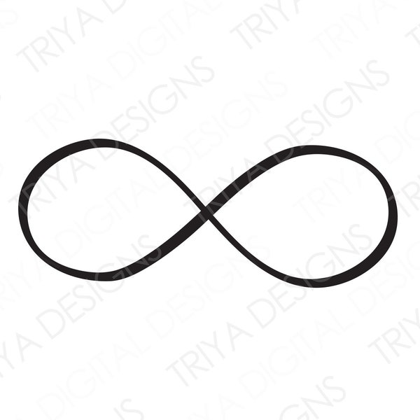 Infinity Symbol SVG Cut Fichiers | TÉLÉCHARGEMENT numérique