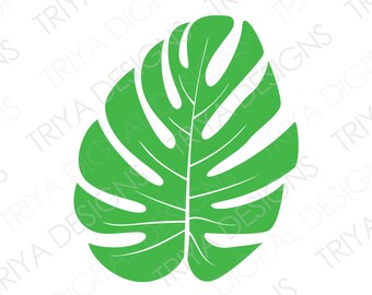 Download Tropical Leaf Svg Etsy