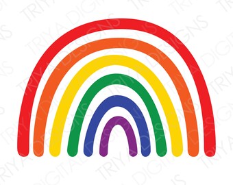 Download Pride Rainbow Svg Etsy