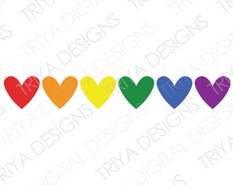 Download Pride Rainbow Svg Etsy