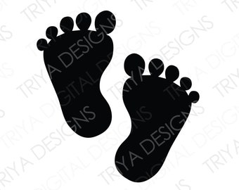Download Baby Feet Svg Etsy