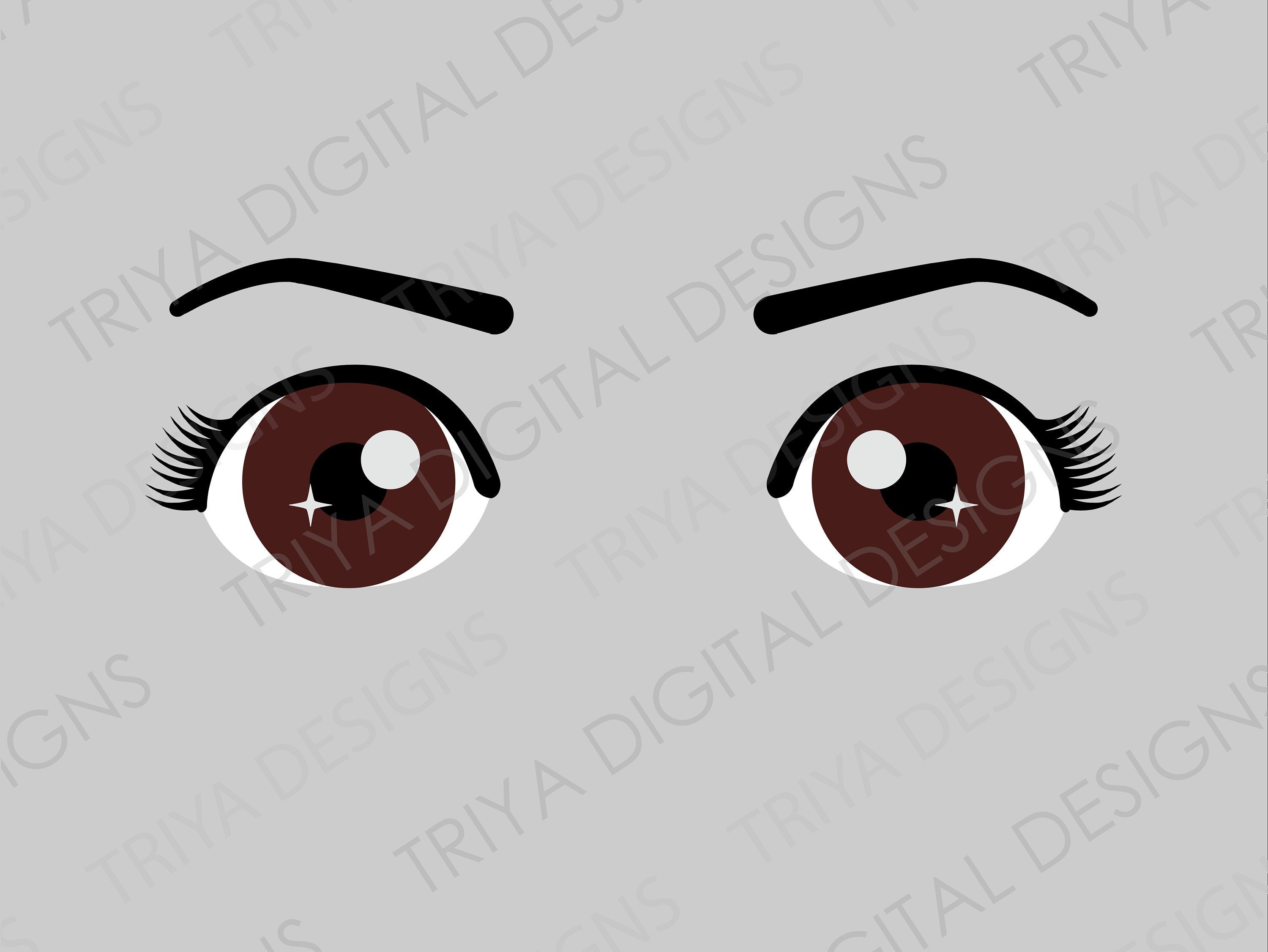 Eyes Lips Clipart - Etsy