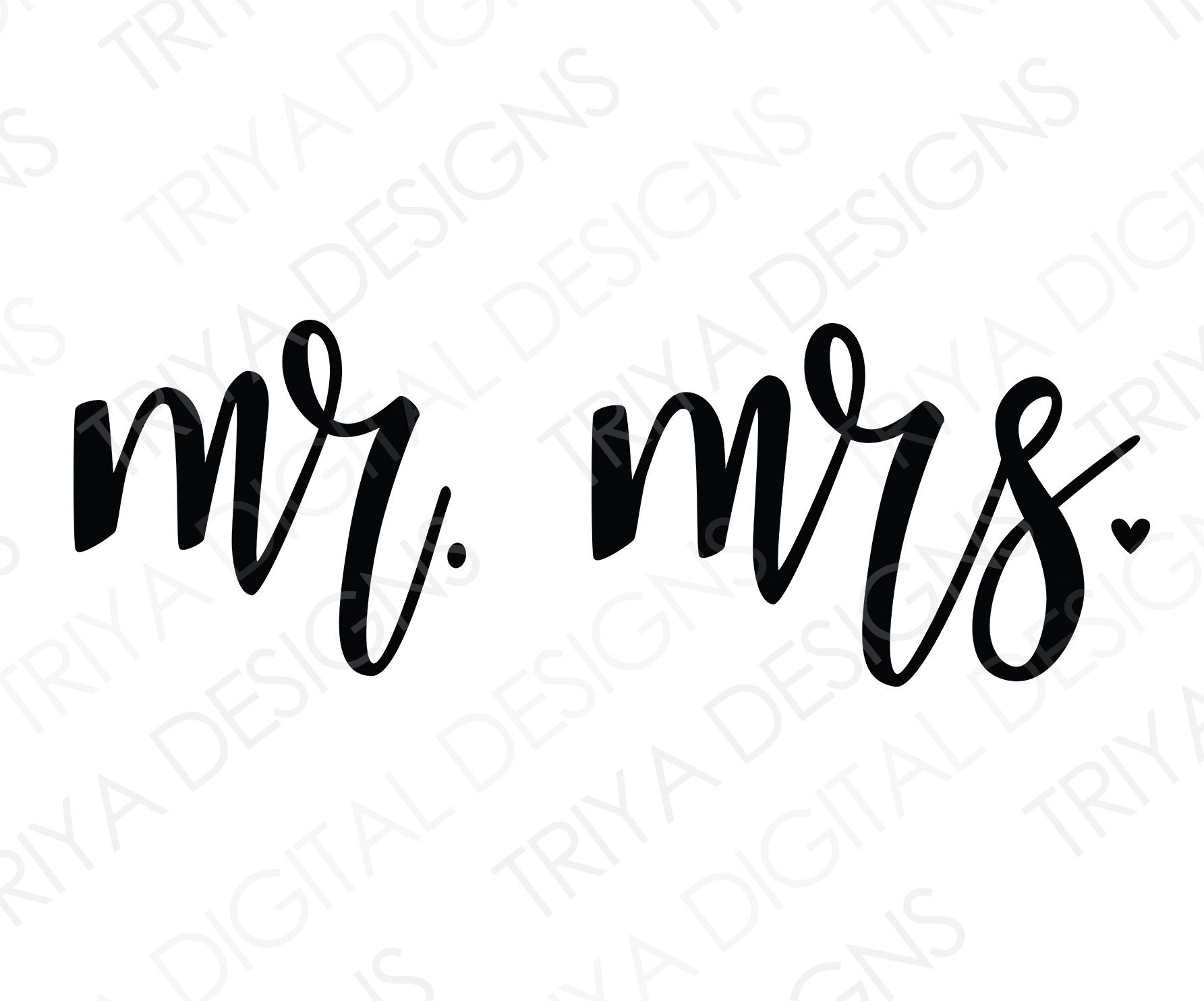 Mr. Mrs. SVG Cut File Mr. Mrs. PNG Wedding Just Married Etsy Canada