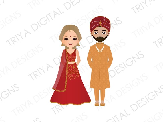 Buy Indian Wedding Bride and Groom Clip Art Desi Wedding Couple Online in India - Etsy Buy Indian Wedding Bride and Groom Clip Art Desi Wedding Couple Online in India - Etsy