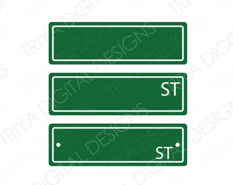 Blank Street Signs Etsy Blank Street Signs Etsy