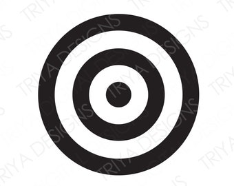 Target SVG Cut File | Bullseye, Darts, Shooting, Archery, Dart Board PNG Files | Svg Files for Cricut | Instant Digital DOWNLOAD
