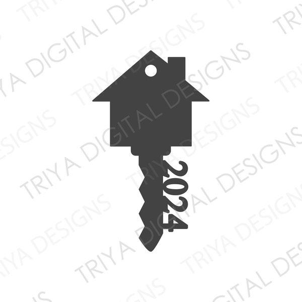 2024 House Key SVG Cut Files | Lock Key Ornament PNG | Key Clipart, Keys Image, Key Ring Clipart, Key Vector Outline | Digital DOWNLOAD