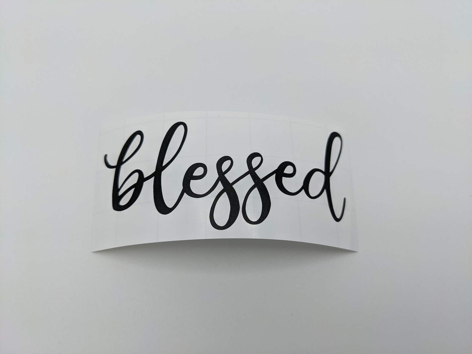 Simply Blessed SVG Simply Blessed Hand Lettered Cursive Text | Etsy