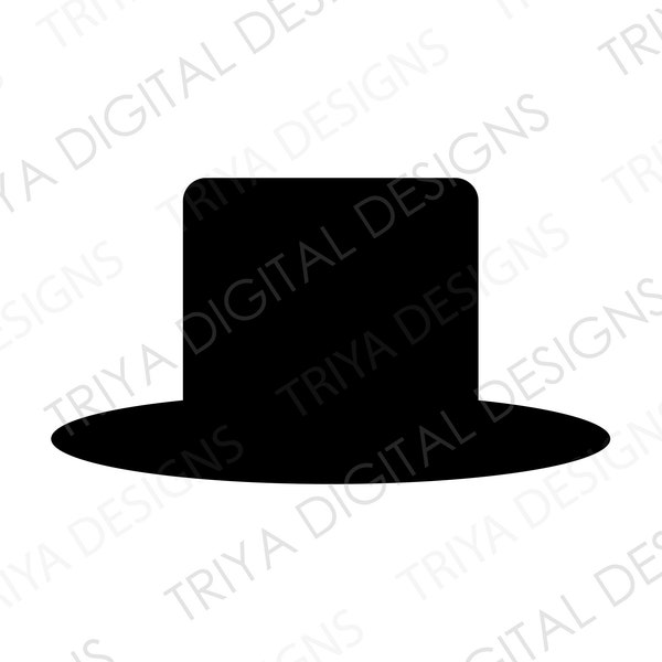 Top Hat SVG Cut File | Hat, Cap, Magician Hat SVG, Png | Top Hat Clip Art | Digital DOWNLOAD