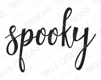 Spooky SVG Cut File | Halloween Candy, Cute Trick or Treat Clip Art | Trick or Treating PNG File | Instant Digital DOWNLOAD