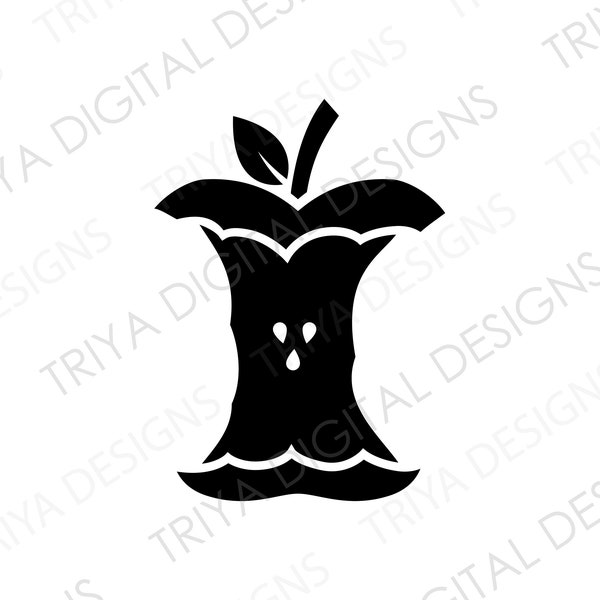 Kompost Symbol SVG Schnittdatei | Apfelkern, Kompostbehälter Etikett, Kompost Clip Art PNG-Datei | Sofortiger digitaler DOWNLOAD