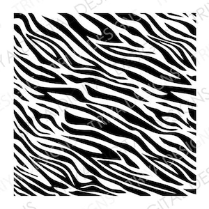 Zebra Print SVG Cut File | Zebra Stripes Print PNG File, Black Animal Print Digital Paper | Digital DOWNLOAD | Personal/Commercial Use
