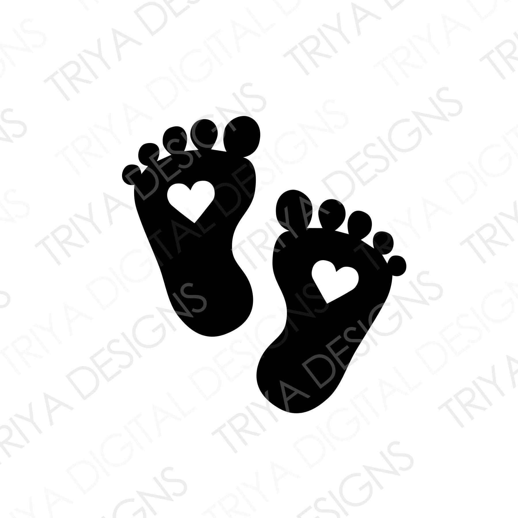 Free Free 149 Baby Footprint Heart Svg SVG PNG EPS DXF File