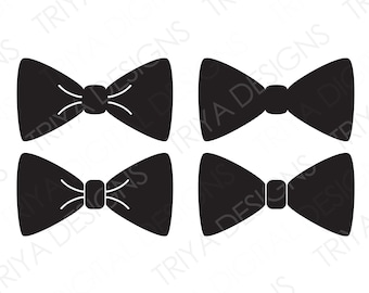 Tuxedo Bow Tie - Etsy