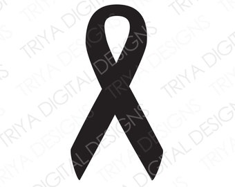 Awareness Ribbon SVG Cut File | Cancer Awareness Ribbon, Hope Ribbon SVG File | Instant Digital DOWNLOAD