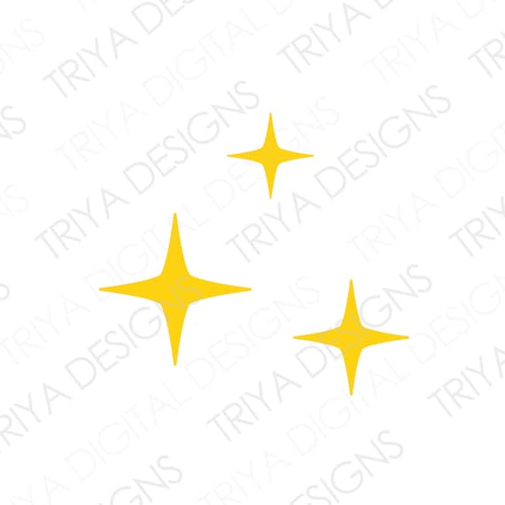 werkzaamheid rand Verslaving Twinkling Stars SVG Cut File Shimmer Sparkle Four Point - Etsy België