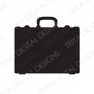 Maletín SVG Cortar Archivo / Equipaje PNG / Bolsa, Viaje, Maleta, Trabajo, Trabajo, Caja de Herramientas, Adjunto, Bolsa Portátil Clipart / DESCARGA Digital Instantánea