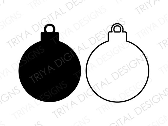 Round Christmas Ornament Gift Box SVG File Template 2 ⅜”