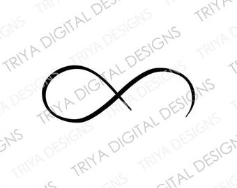 Offenes Infinity-Symbol SVG | Kundengerechtes Unendlichkeitszeichen SVG | Digitaler DOWNLOAD | Für den persönlichen oder kommerziellen Gebrauch