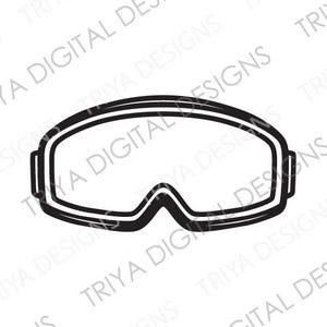 Ski Goggles SVG Cut File | Skiing, Skier, Winter Sweatshirt Print, Ski Gift, Ski Patrol PNG, Ski Cross | Instant Digital DOWNLOAD