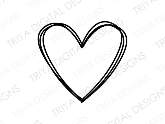 Heart Monogram Frames SVG Cut Files - Kara Creates