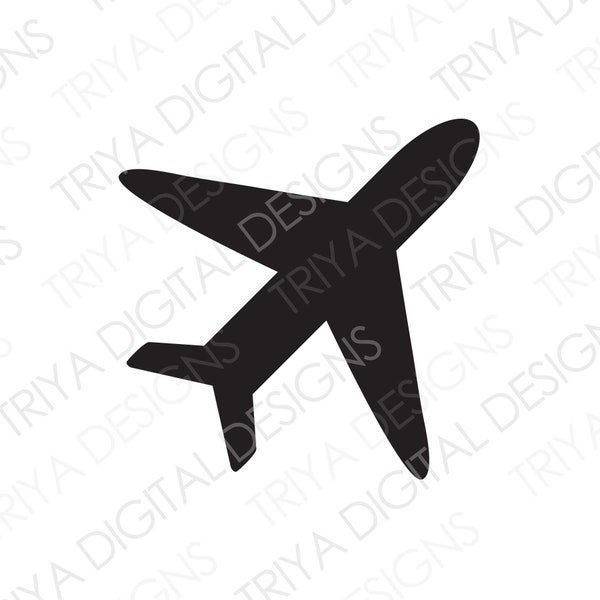 Airplane SVG Cut File | Plane, Aeroplane, Flight, Plane PNG, Travel, Flying Clipart, Plane Vector Files | Instant Digital DOWNLOAD