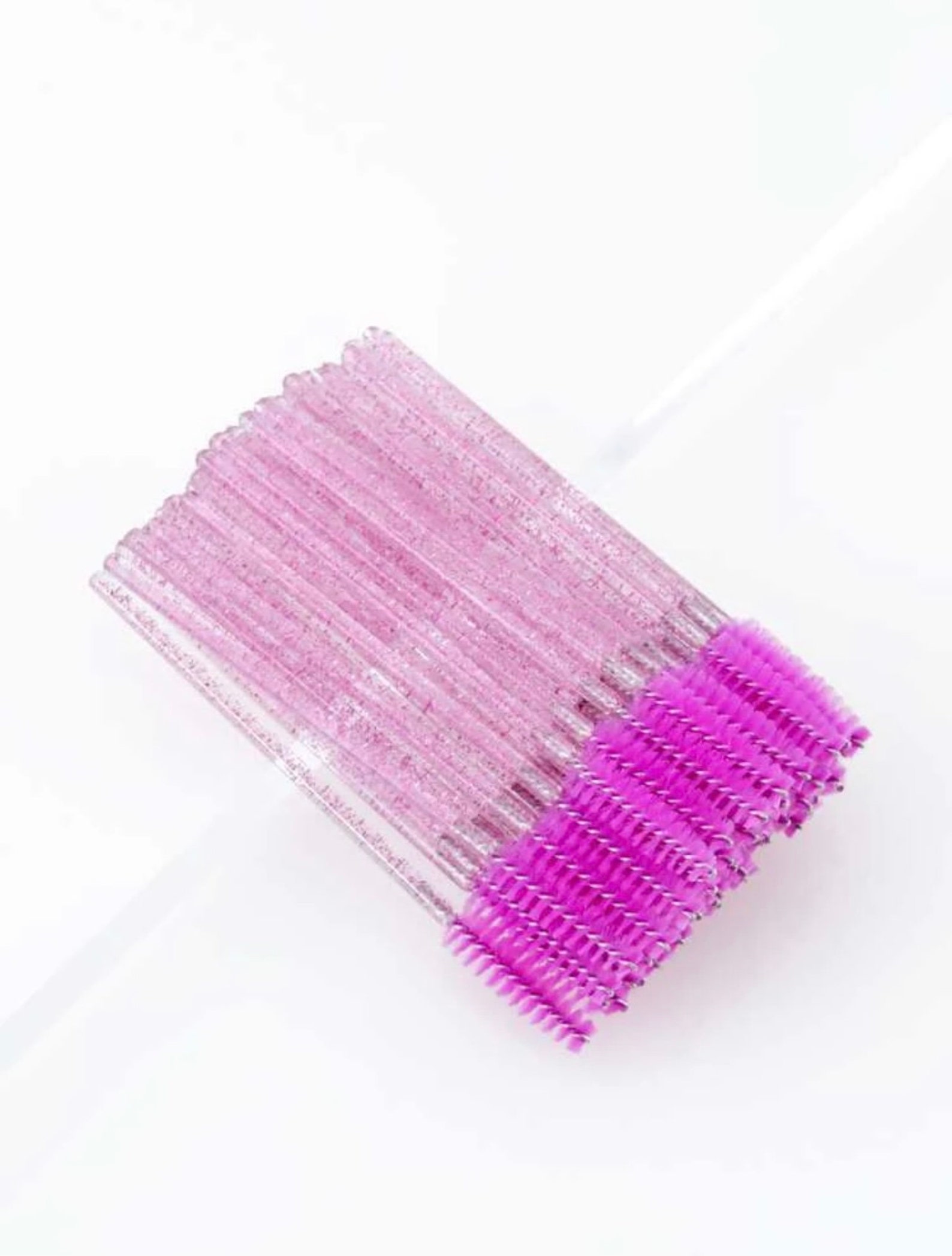 Glitter Eyelash Brush Disposable Lash Extension Wand Mascara Etsy