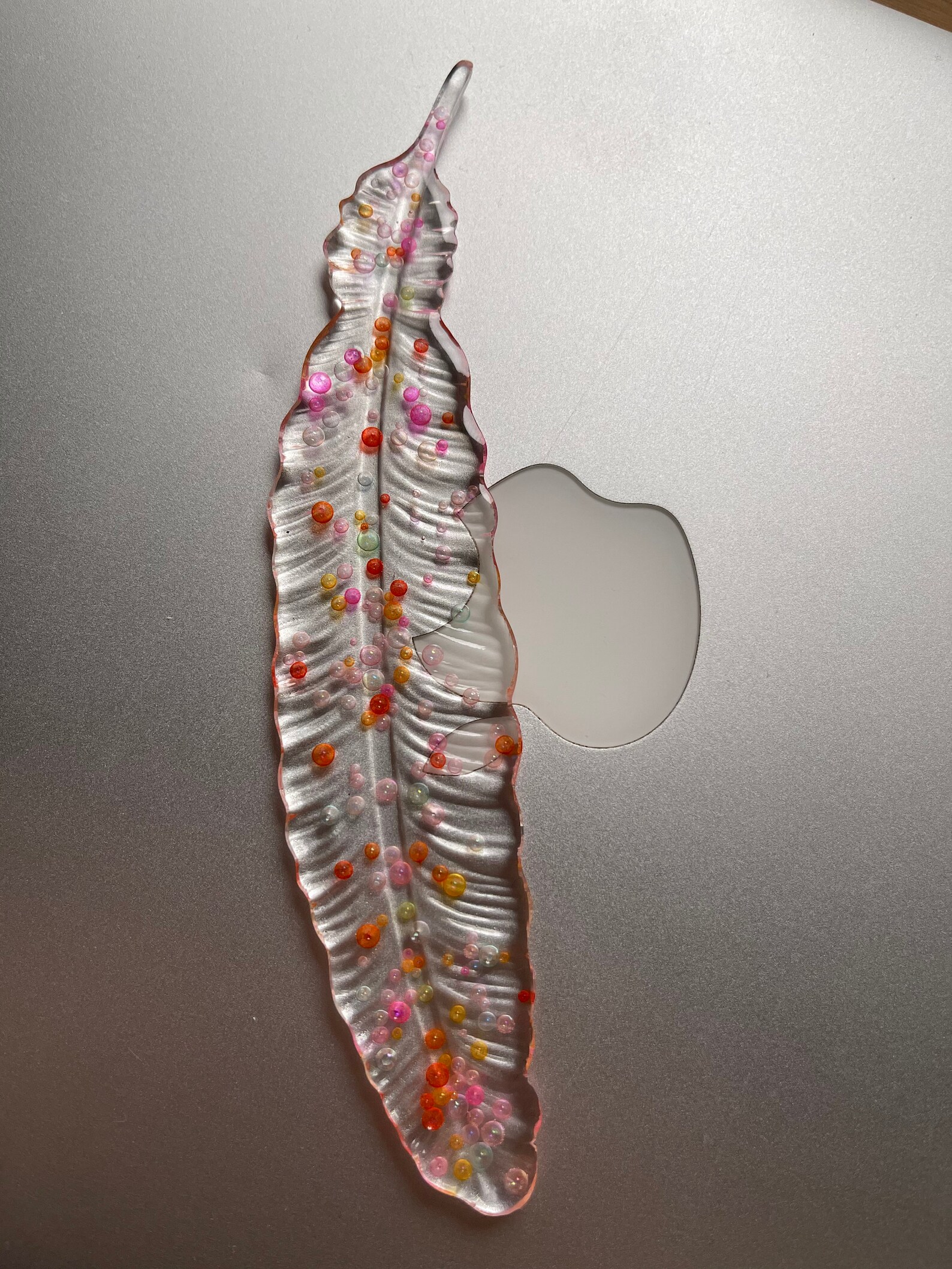 Bookmark Feather Handmade Resin art Etsy