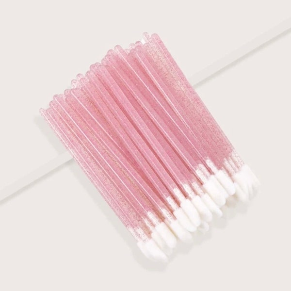 Disposable Crystal Lip Brushes Lipstick Lip Gloss Brush Applicator Wands