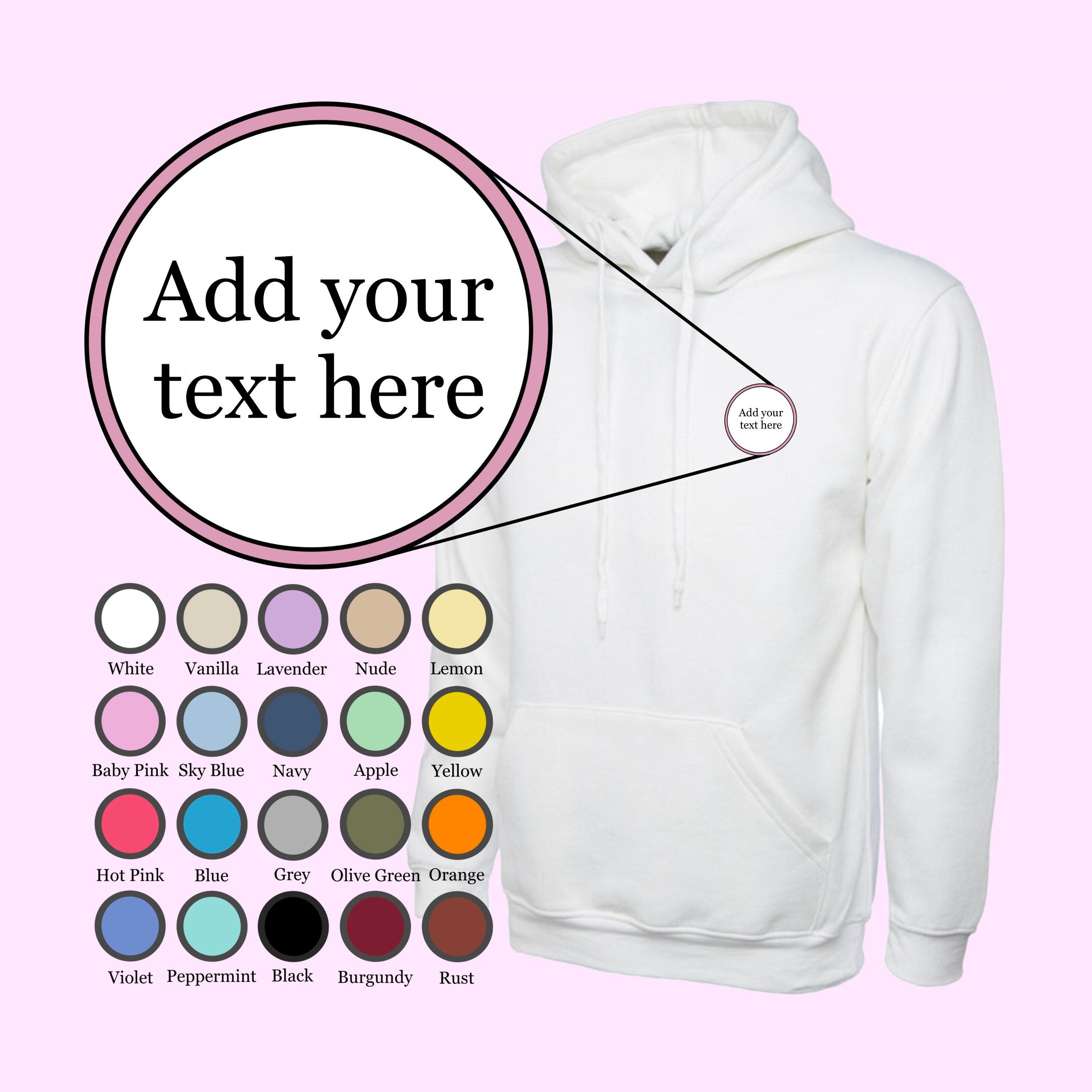custom hoodie embroidery uk