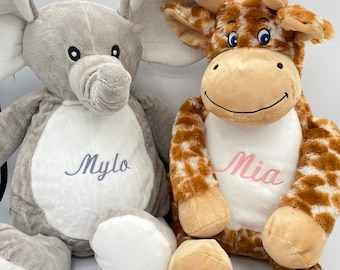 Nounours personnalisé brodé, jouet personnalisé, jouet personnalisé, cadeau de Noël, cadeau d'anniversaire, filles, garçons, doudou, cadeau, enfants