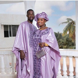 Robe brodée africaine 2025