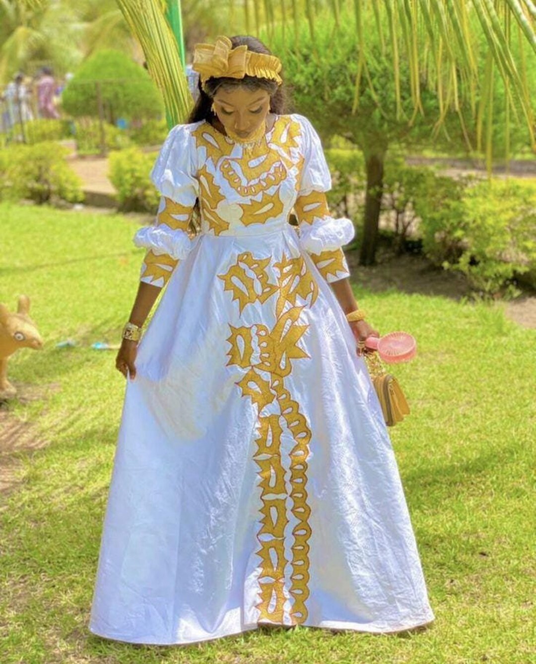 Bazin Gown, Getzner Super Magnum, Bazin Rich Fabric, African Fabric ...