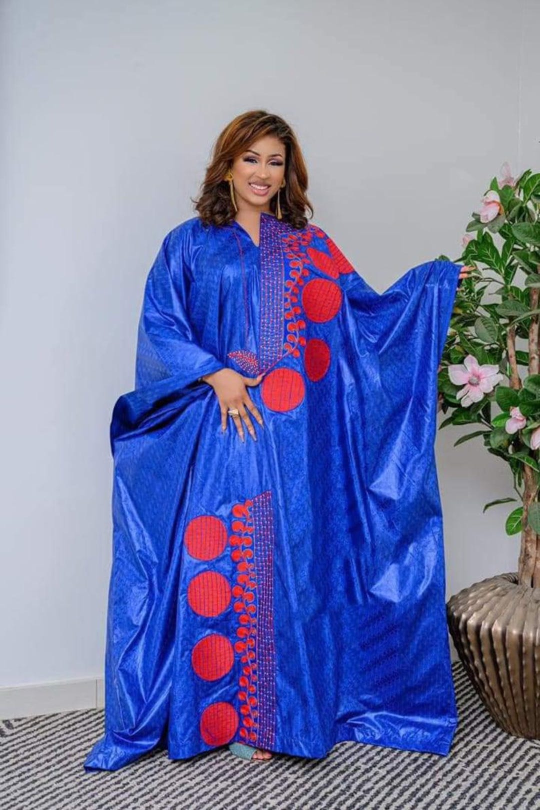 Bazin Grand Boubou, Getzner Super Magnum, Bazin Rich Fabric, African ...