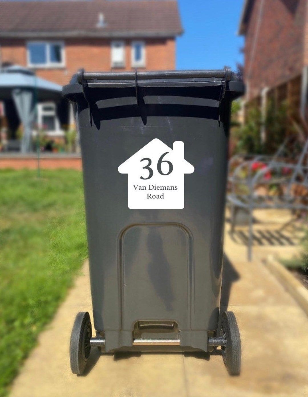 Personalised Wheelie Bin Stickers Vinyl Stickers for Bins Etsy