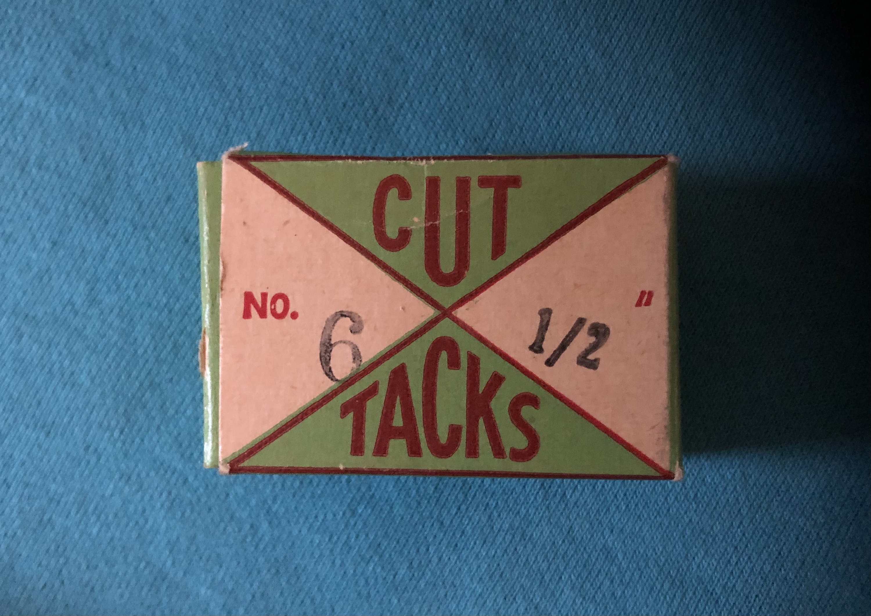 Blued Cut Tacks No. 6 1/2 Dominion Tack & Nail Company Ltd. Etsy