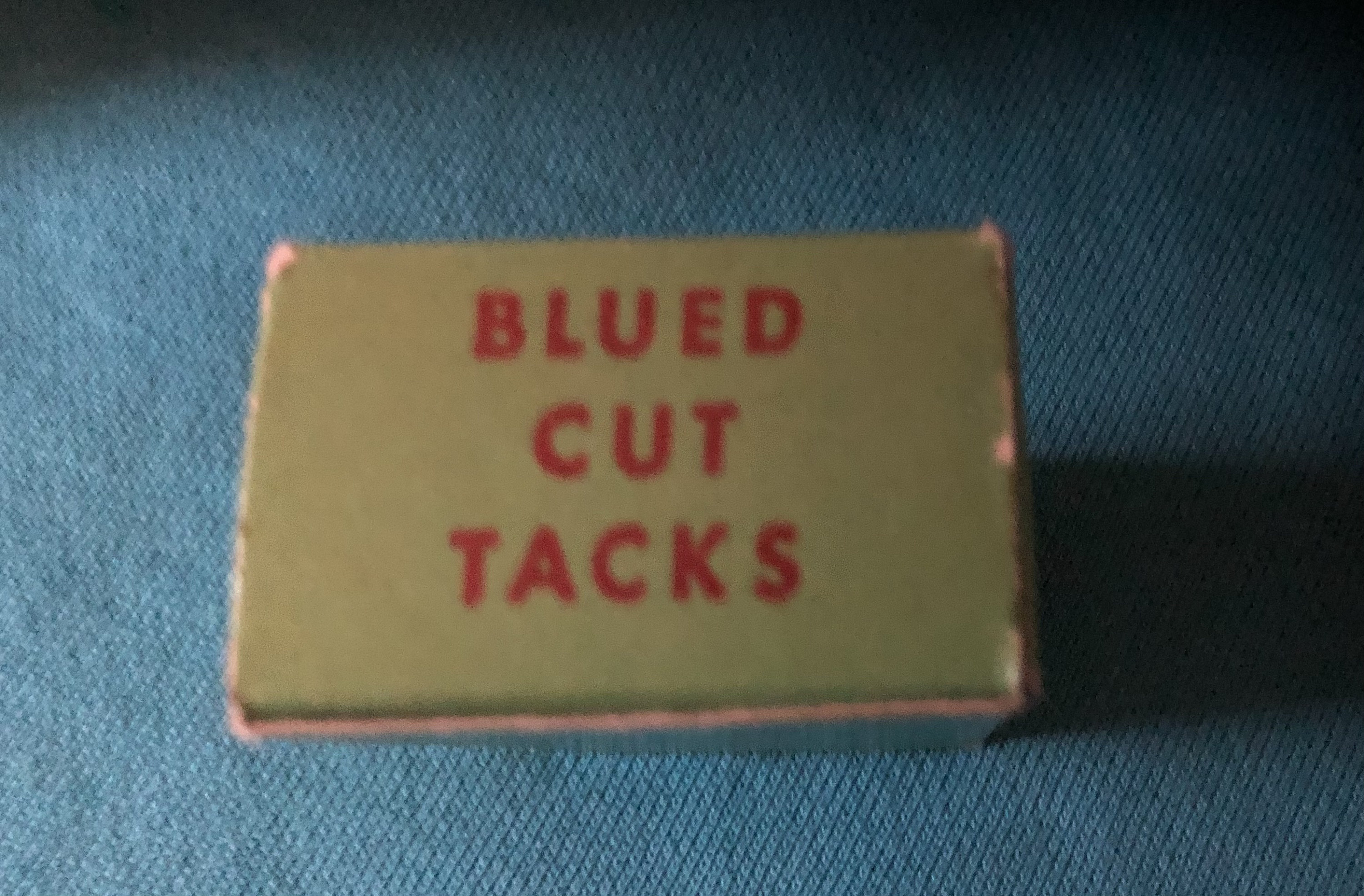Blued Cut Tacks No. 6 1/2 Dominion Tack & Nail Company Ltd. Etsy