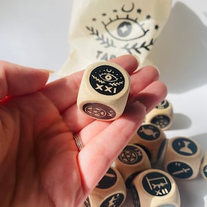 Tarot Dice Tarot 13 Dices Divination tool Dice for divination Fortune telling Charm Castin add on image 4