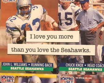 Seahawks Birthday Card - Etsy