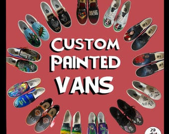 custom vans etsy