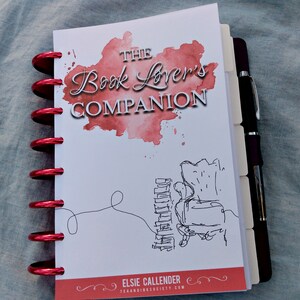 Printable Book Journal - Book Lover&#39;s Companion - Reading Log for Bookworms - Book Planner Pages Bundle