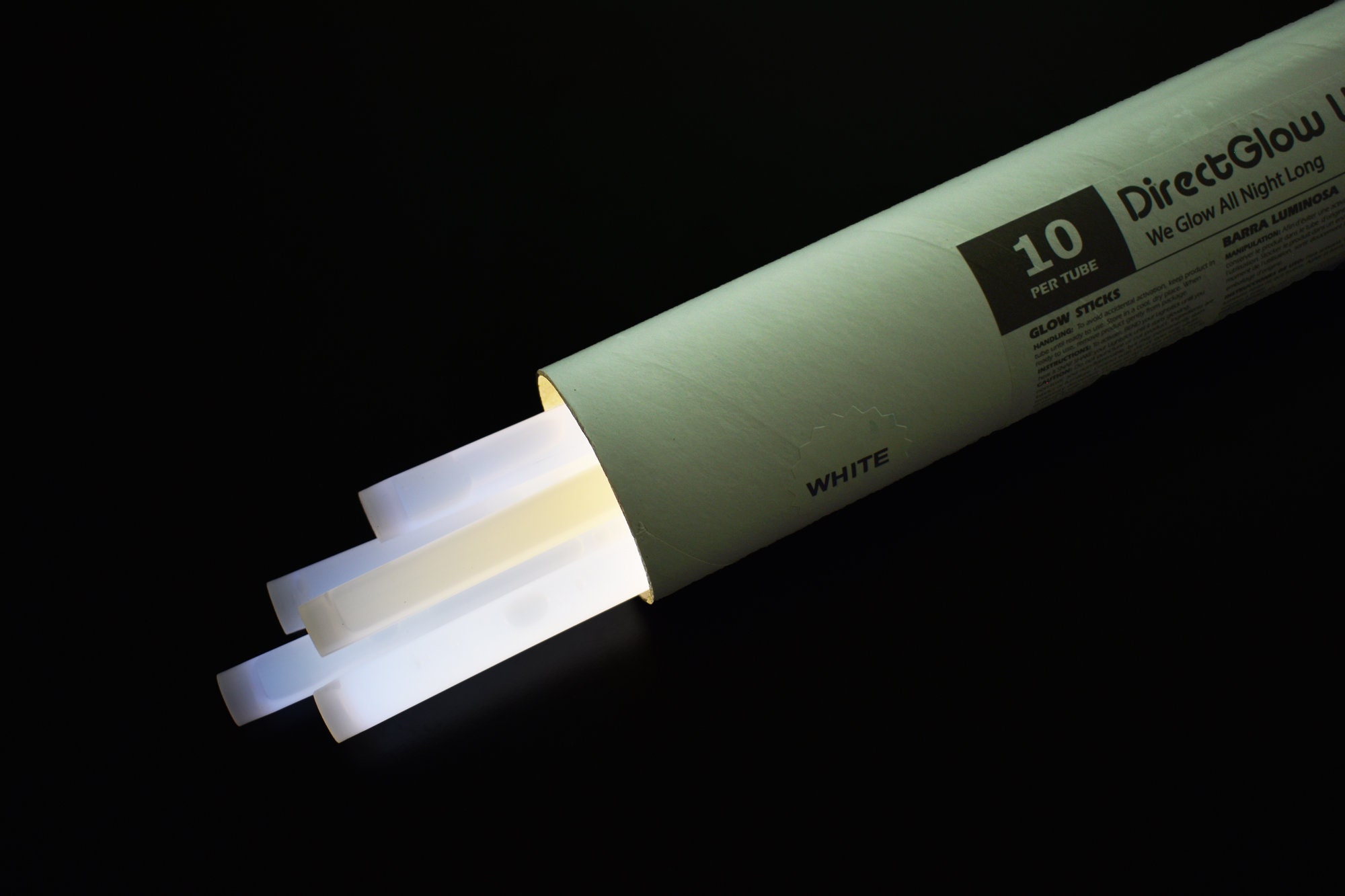 Directglow 12 Inch White Jumbo Glow Sticks Bulk Glow in the Etsy