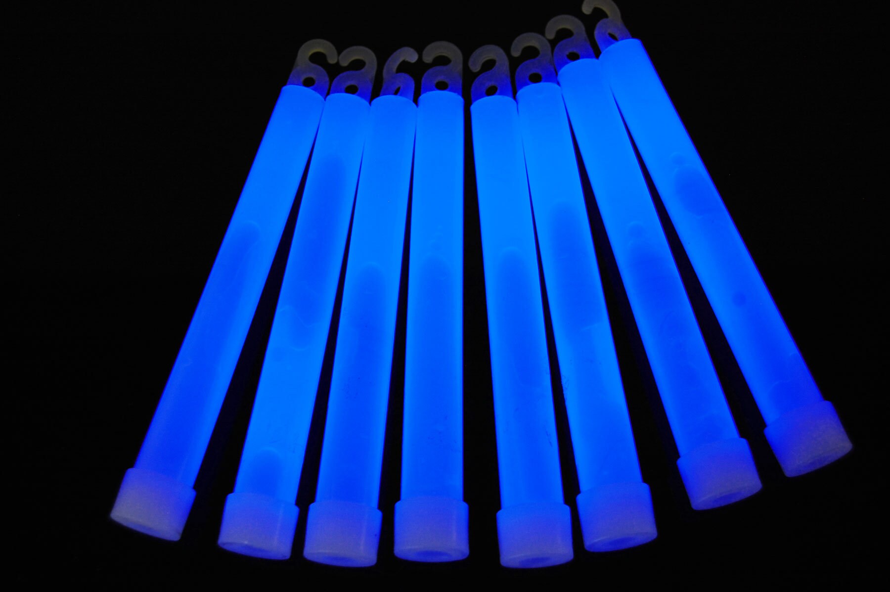 DirectGlow 6 inch Blue Safety Glow Sticks with Lanyards Bright Etsy