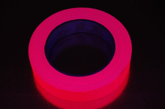 One Inch UV Blacklight Reactive Fluorescent Gaffer Tape for Glow