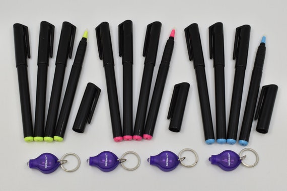 ink marker invisible ink and black light