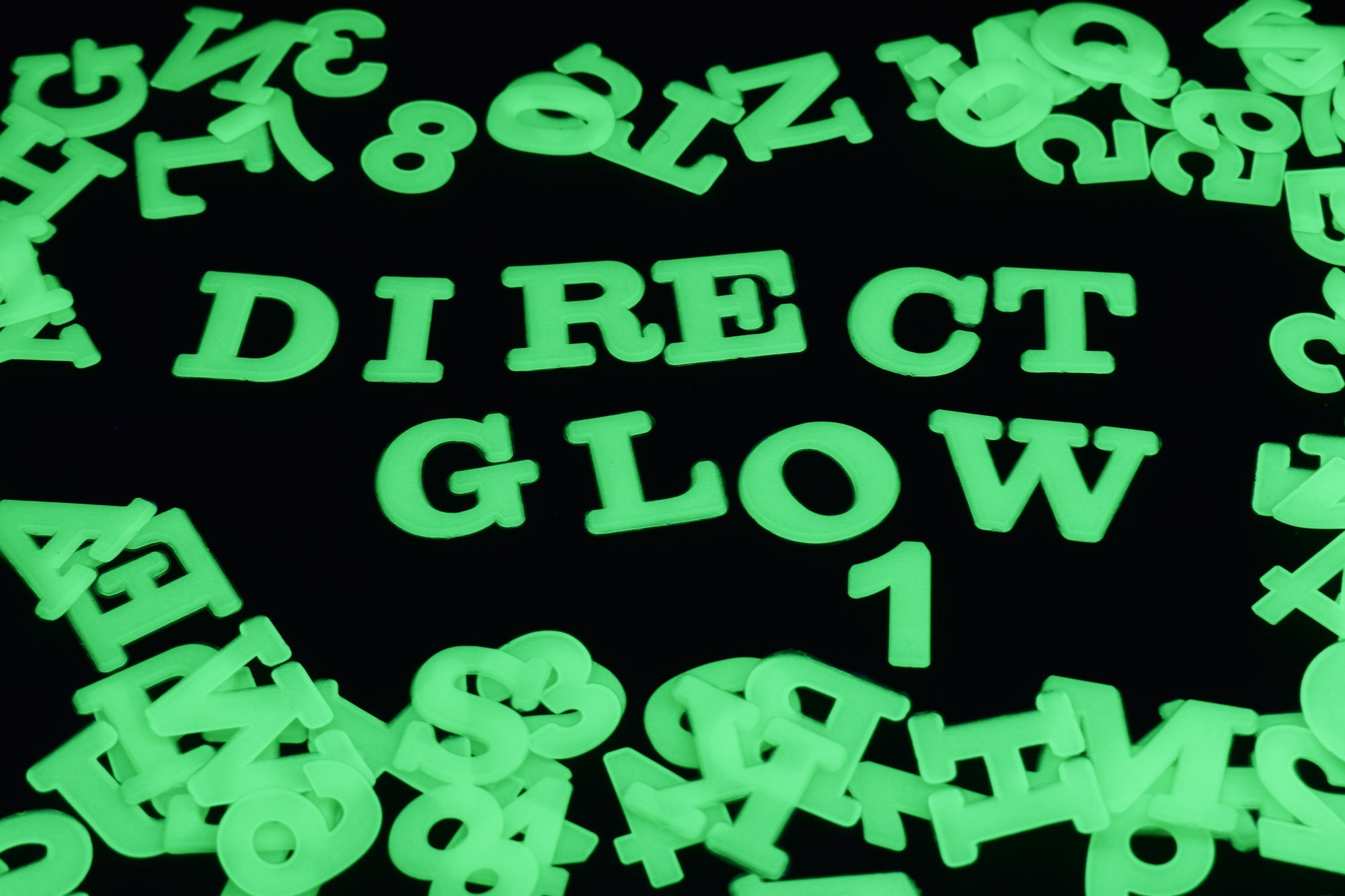 Big Glow In The Dark Letters