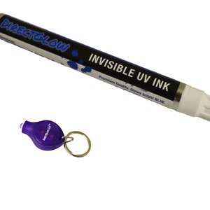 thumbnail interactive-video image 1 of Quantum Leap Unlimited UV Blacklight Invisible Ink Security Marker Pens - 2-Pack 1 of 4