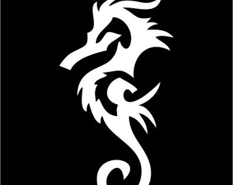 Sea Horse Face and Body Paint Art Glitter Makeup Reusable Tattoo Stencil- 5 Pack